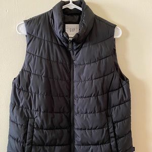 GAP women’s vest, black, worn once